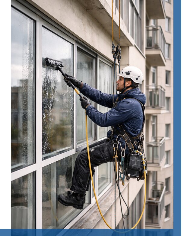 Мойка балконного остекления в Ижевске от 3635 р. | ВЫСОТНИК-Жвс