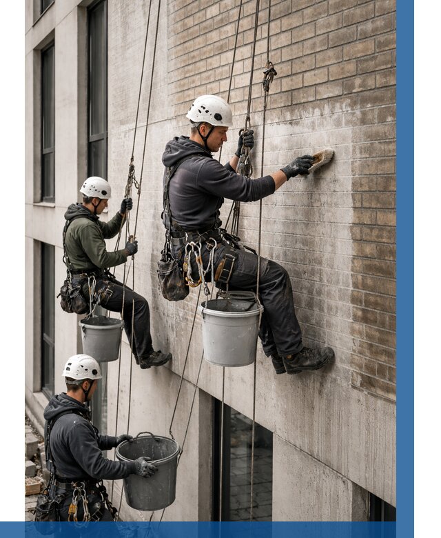 Удаление высолов с фасада в Ижевске от 260 р. | ВЫСОТНИК-Жвс