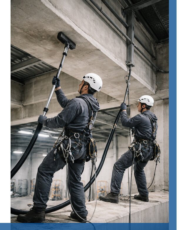 Обеспыливание потолочных конструкций в Ижевске от 260 р. |ВЫСОТНИК-Жвс