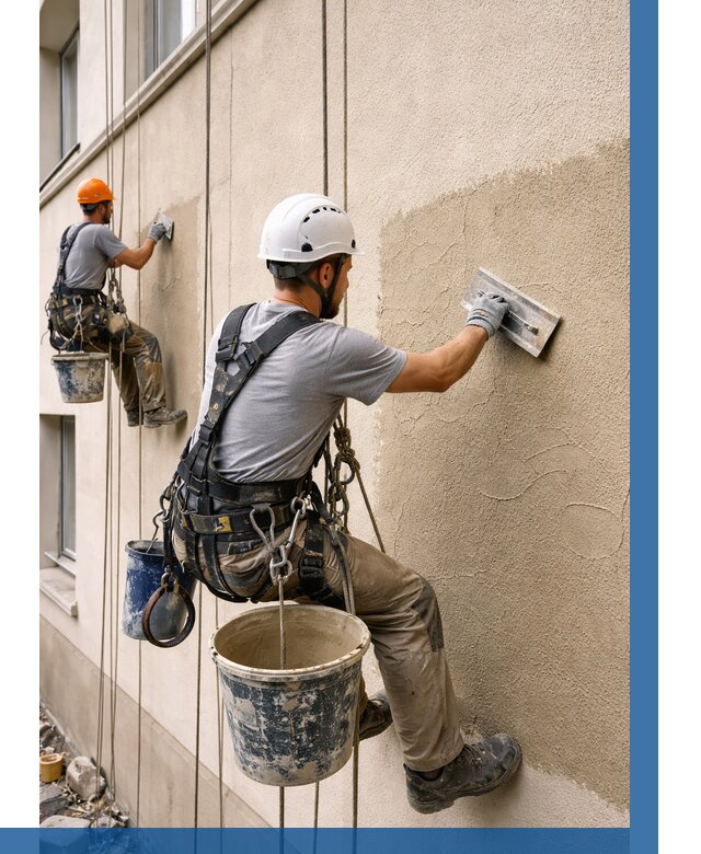 Декоративная штукатурка фасада в Ижевске от 1246 р. | ВЫСОТНИК-Жвс