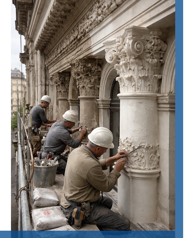 Реставрация фасадной лепнины в Ижевске от 2597 р. | ВЫСОТНИК-Жвс