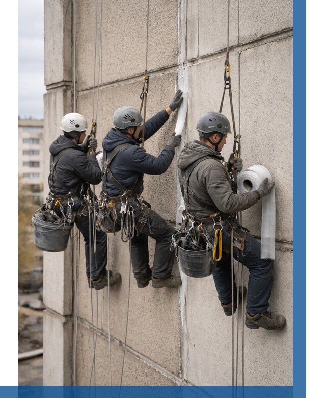 Ремонт межпанельных швов в Ижевске от 779 р. | ВЫСОТНИК-Жвс