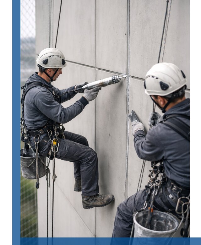 Первичная герметизация швов фасадов и кровель в Ижевске