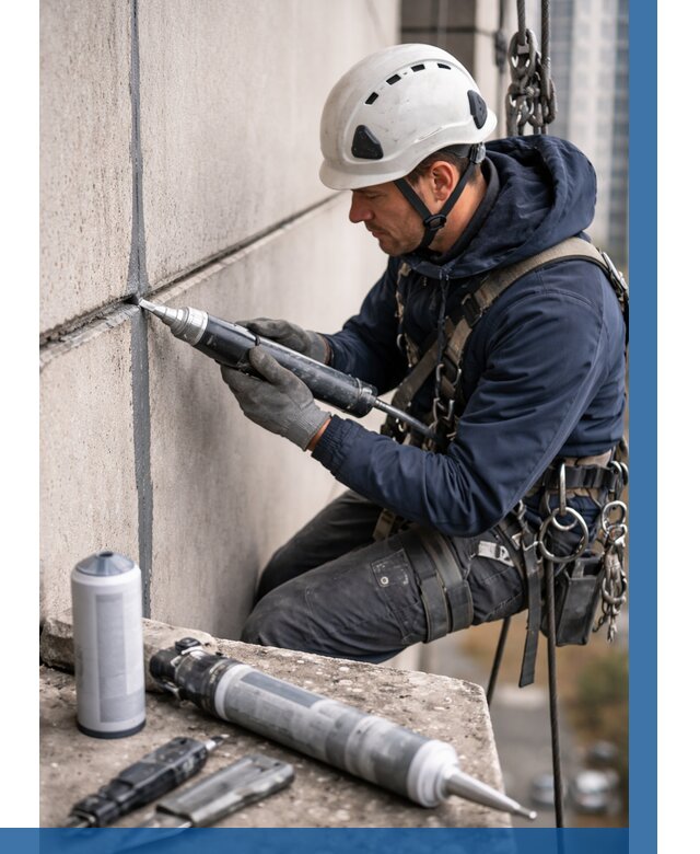 Вторичная герметизация швов в Ижевске от 467 р. | ВЫСОТНИК-Жвс