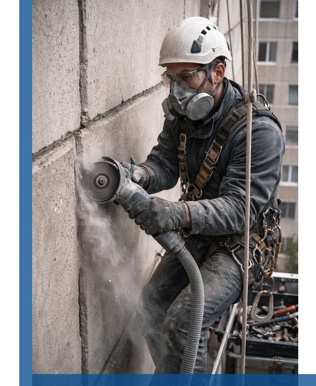 Штробление межпанельных швов в Ижевске качественно и быстро