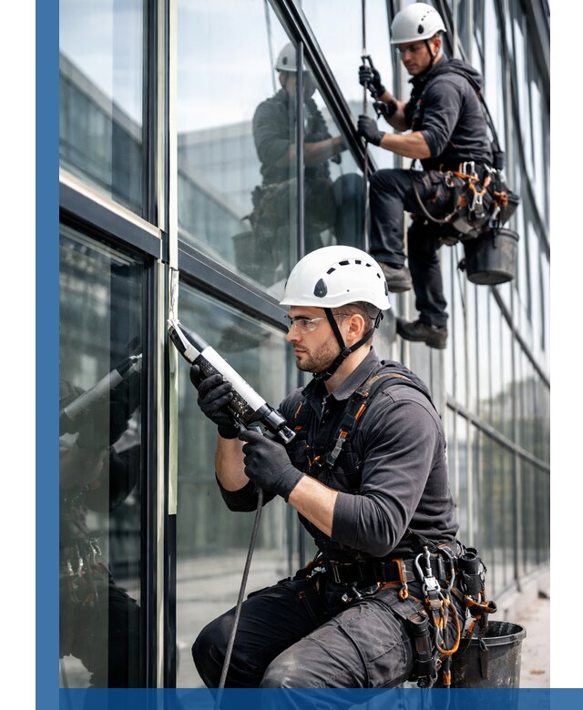 Герметизация витражных швов в Ижевске для зданий и фасадов