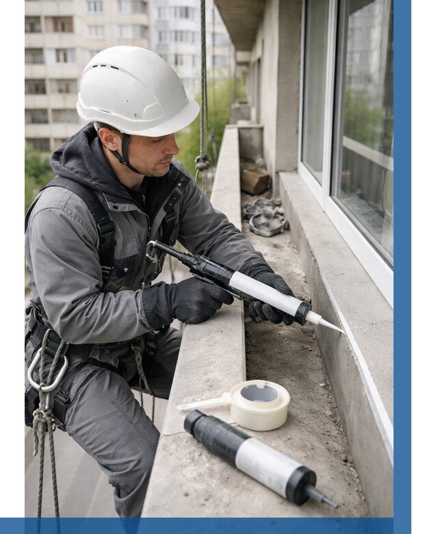 Герметизация швов лоджии в Ижевске от 4674 р. | ВЫСОТНИК-Жвс