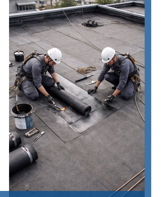 Ремонт мягкой кровли под ключ в Ижевске от 727 р. | ВЫСОТНИК-Жвс