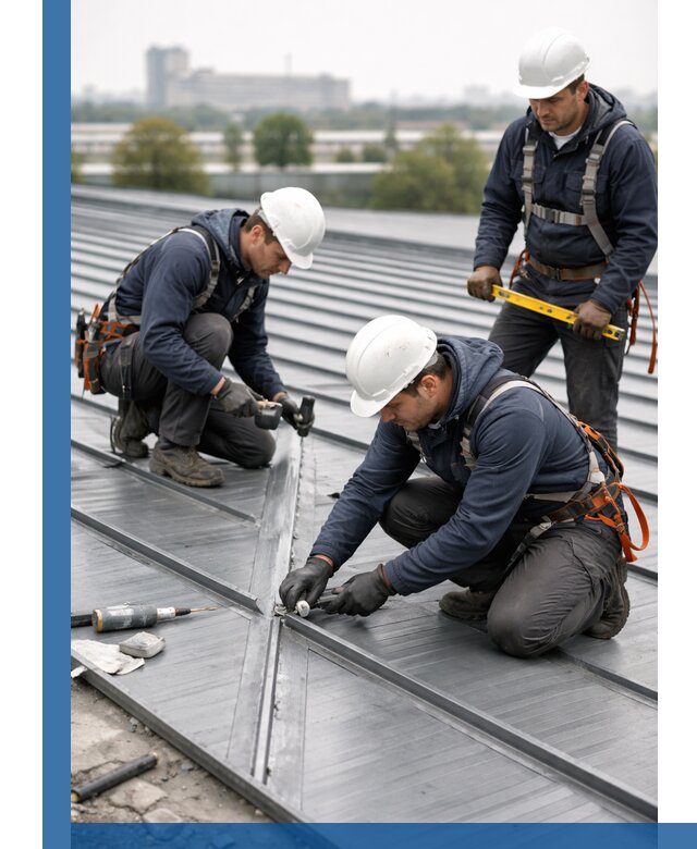 Ремонт фальцевой кровли в Ижевске срочно и качественно