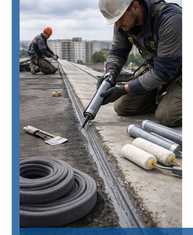 Герметизация швов кровли в Ижевске с гарантией герметичности