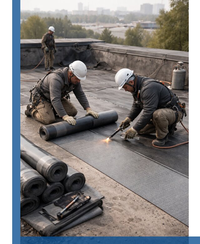 Монтаж мягкой кровли в Ижевске профессионально и надежно
