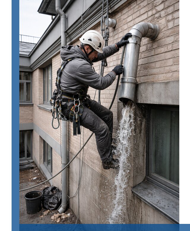 Профессиональная прочистка водосточных труб в Ижевске с гарантией