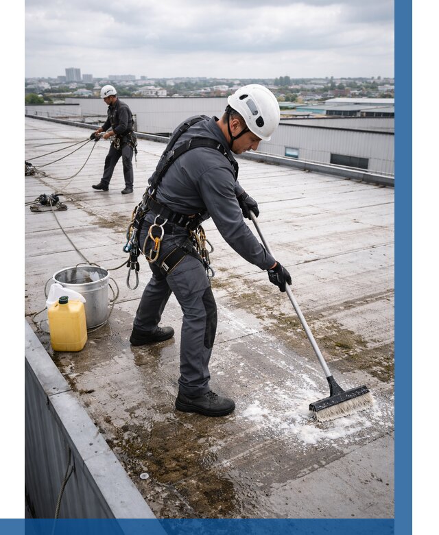 Очистка крыши по графику в Ижевске от 7790 р. | ВЫСОТНИК-Жвс