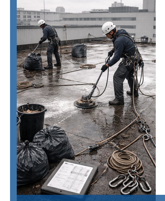 Плановая очистка кровли по графику в Ижевске для безопасности