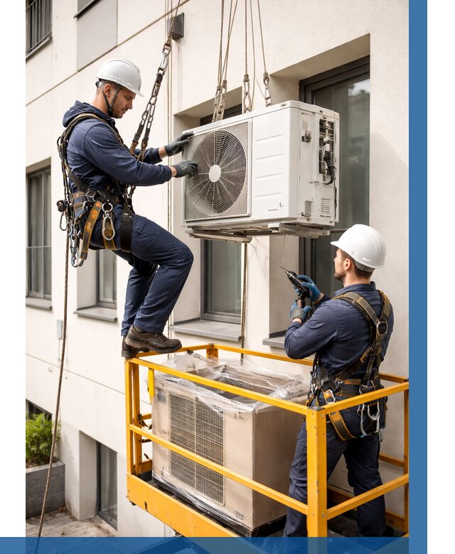 Демонтаж внешнего блока кондиционера в Ижевске от 3635 р. | ВЫСОТНИК-Жвс