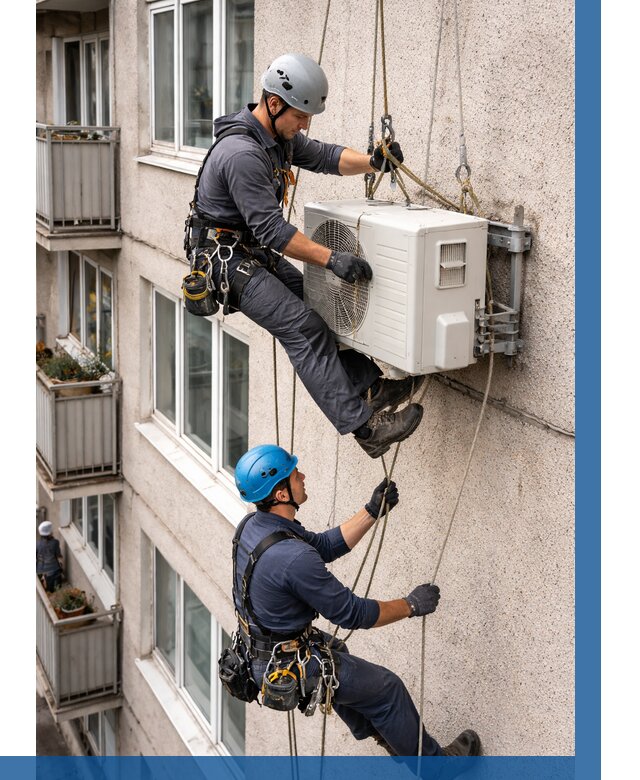 Перенос внешнего блока кондиционера в Ижевске от 9348 р.| ВЫСОТНИК-Жвс