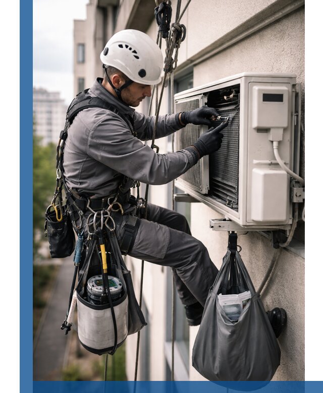 Обслуживание внешнего блока кондиционера в Ижевске профессионально