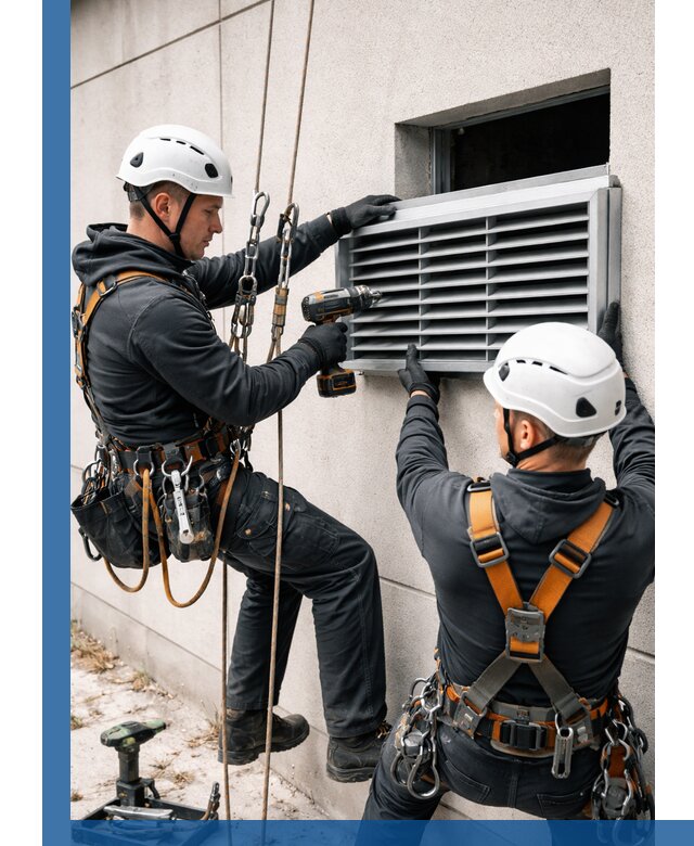 Монтаж вентиляционных решеток в Ижевске профессиональный сервис