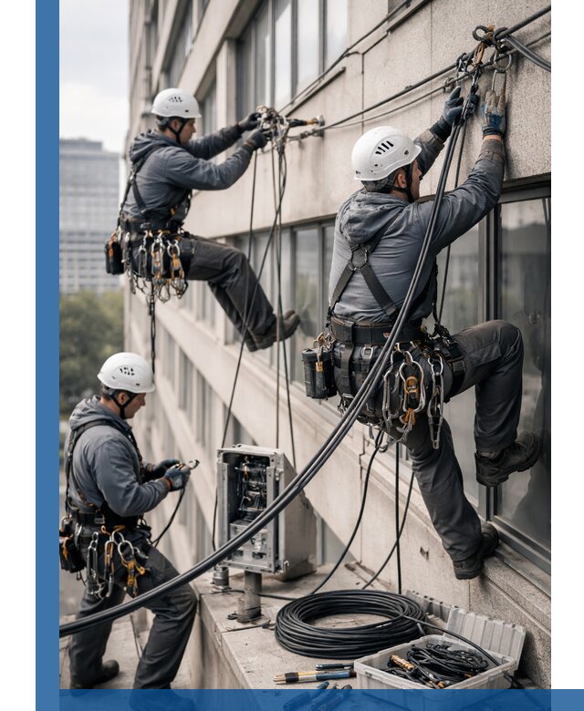 Прокладка оптоволоконного кабеля в Ижевске под ключ с тестированием