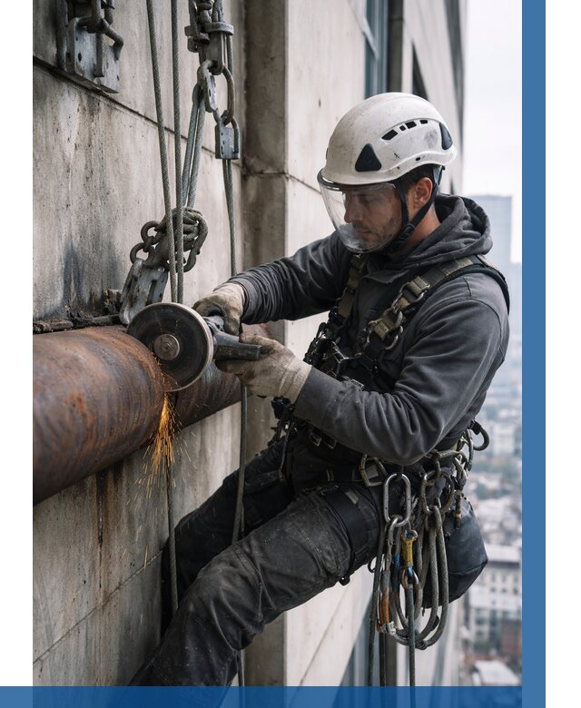 Резка металла на высоте в Ижевске по цене от 4674 р. | ВЫСОТНИК-Жвс