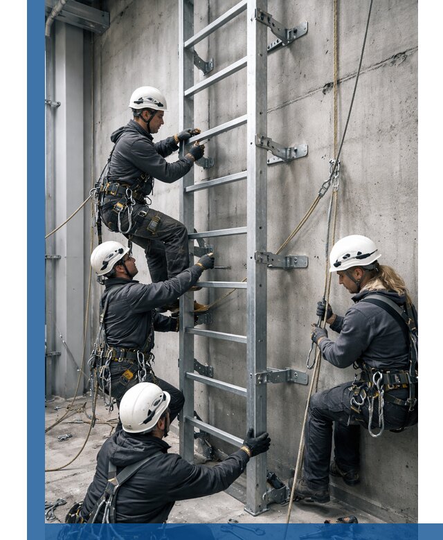 Монтаж металлических лестниц в Ижевске под ключ со гарантией