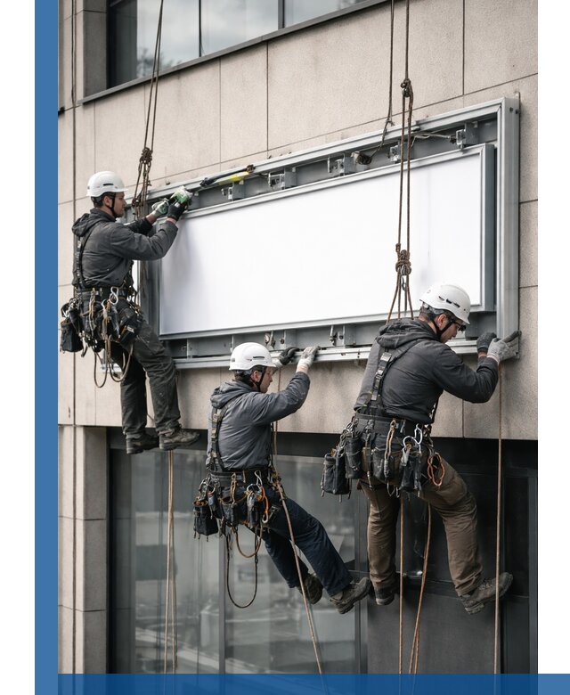 Профессиональный монтаж светового короба под ключ в Ижевске