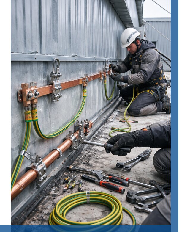 Монтаж заземления здания в Ижевске от 25968 р. | ВЫСОТНИК-Жвс