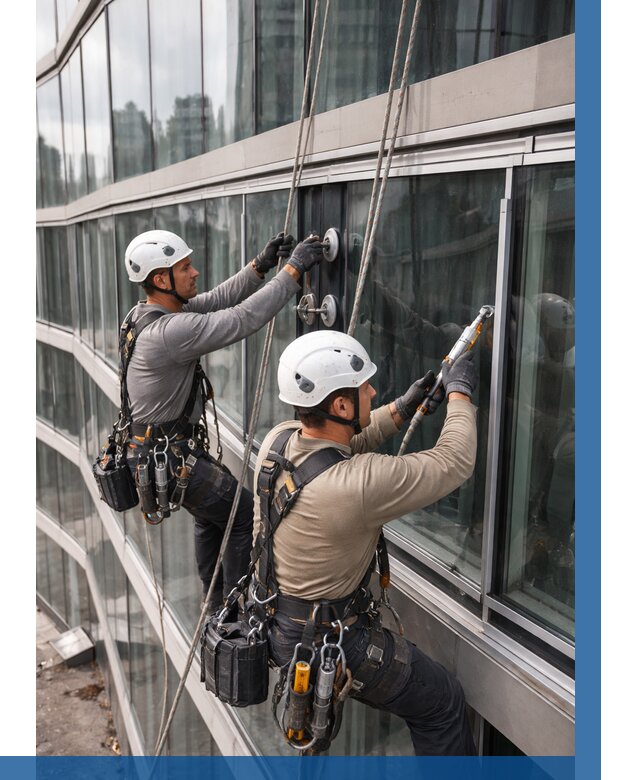 Радиусное остекление фасада в Ижевске от 12464 р. | ВЫСОТНИК-Жвс