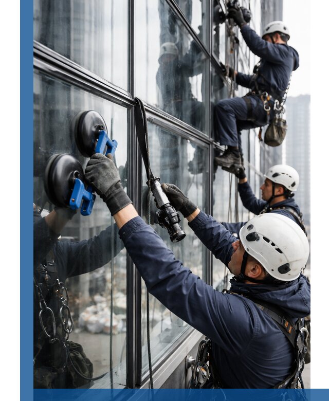 Радиусное остекление фасадов под ключ в Ижевске с гарантиями