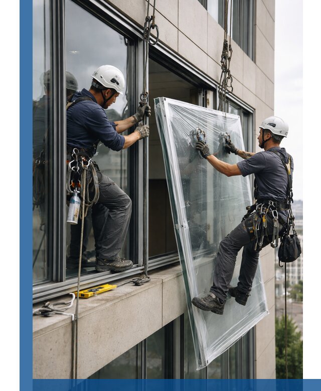 Профессиональная замена стекла в витраже в Ижевске с гарантией