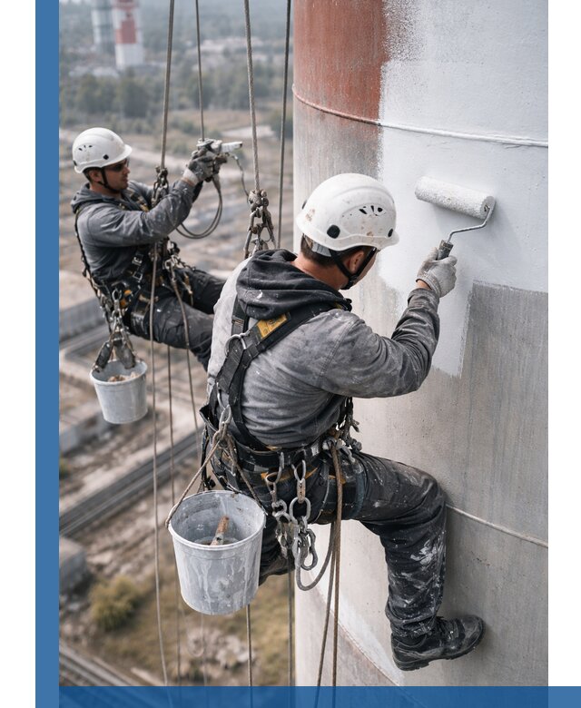 Покраска дымовых труб в Ижевске: антикоррозийная защита и восстановление