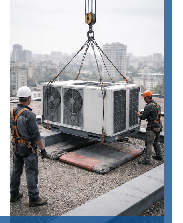 Подъем груза на крышу в Ижевске от 5194 р. | ВЫСОТНИК-Жвс заказать