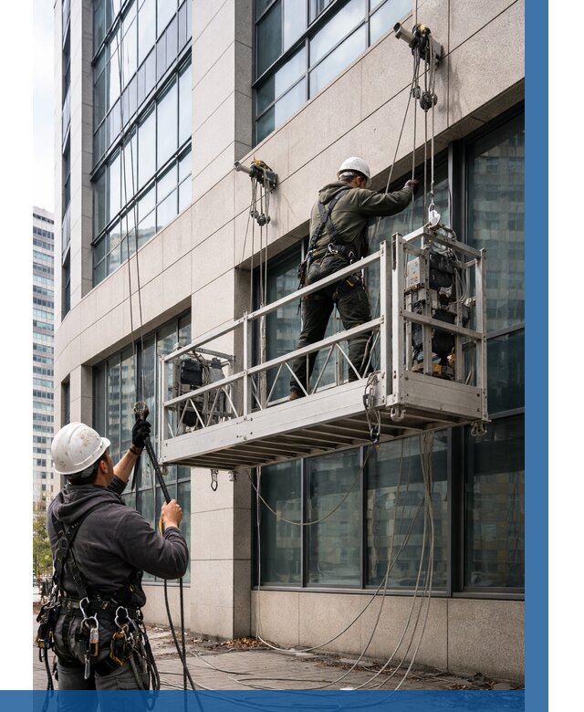 Монтаж и подъем фасадной люльки в Ижевске от 12464 р. | ВЫСОТНИК-Жвс