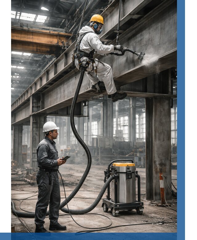 Обеспыливание конструкций в цехе в Ижевске от 4363 р. | ВЫСОТНИК-Жвс