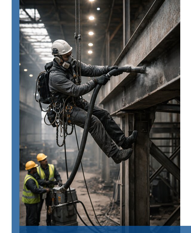 Обеспыливание конструкций в цехах промышленного производства в Ижевске