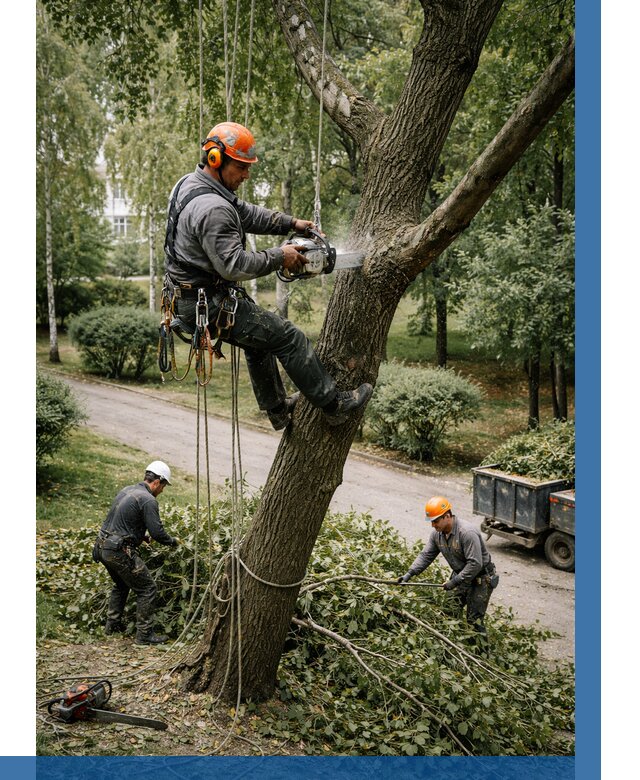 Кронирование деревьев в Ижевске от 6752 р. | ВЫСОТНИК-Жвс