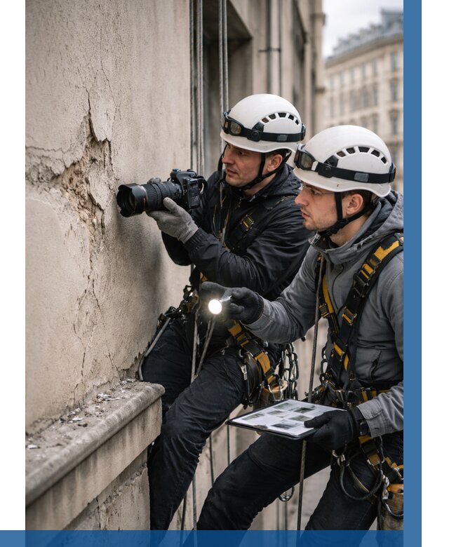 Фотофиксация дефектов фасада в Ижевске от 4674 р. | ВЫСОТНИК-Жвс