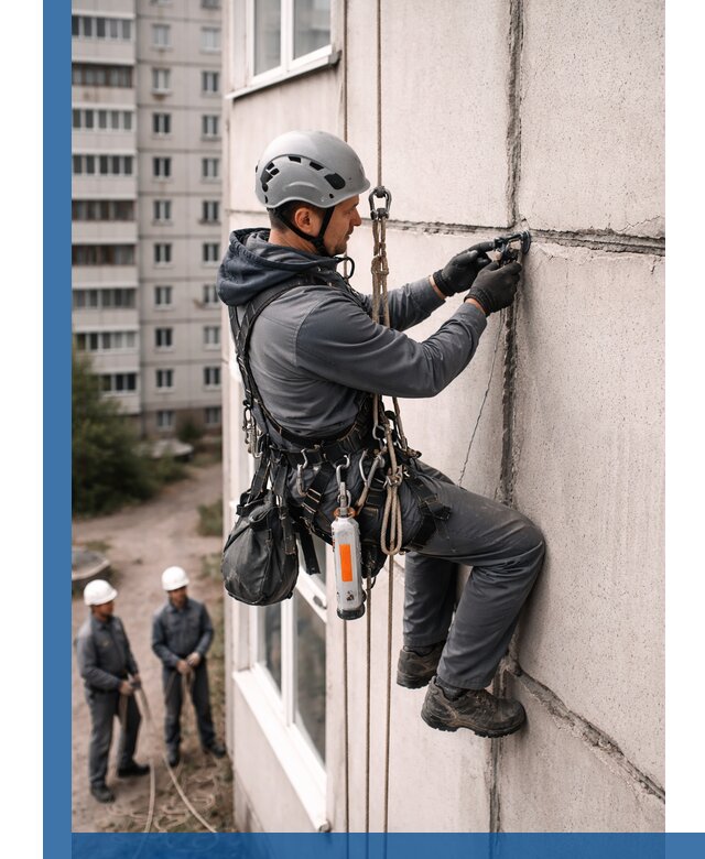 Обследование межпанельных швов и герметизация в Ижевске
