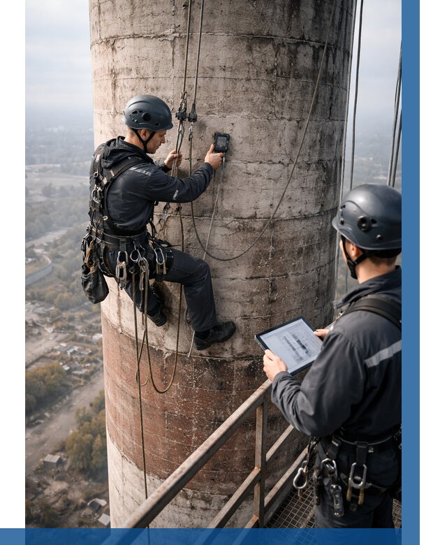 Обследование дымовой трубы в Ижевске от 8310 р. | ВЫСОТНИК-Жвс