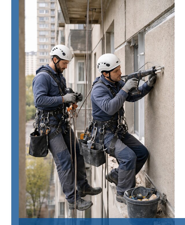 Промышленные альпинисты высотные работы и монтаж в Ижевске